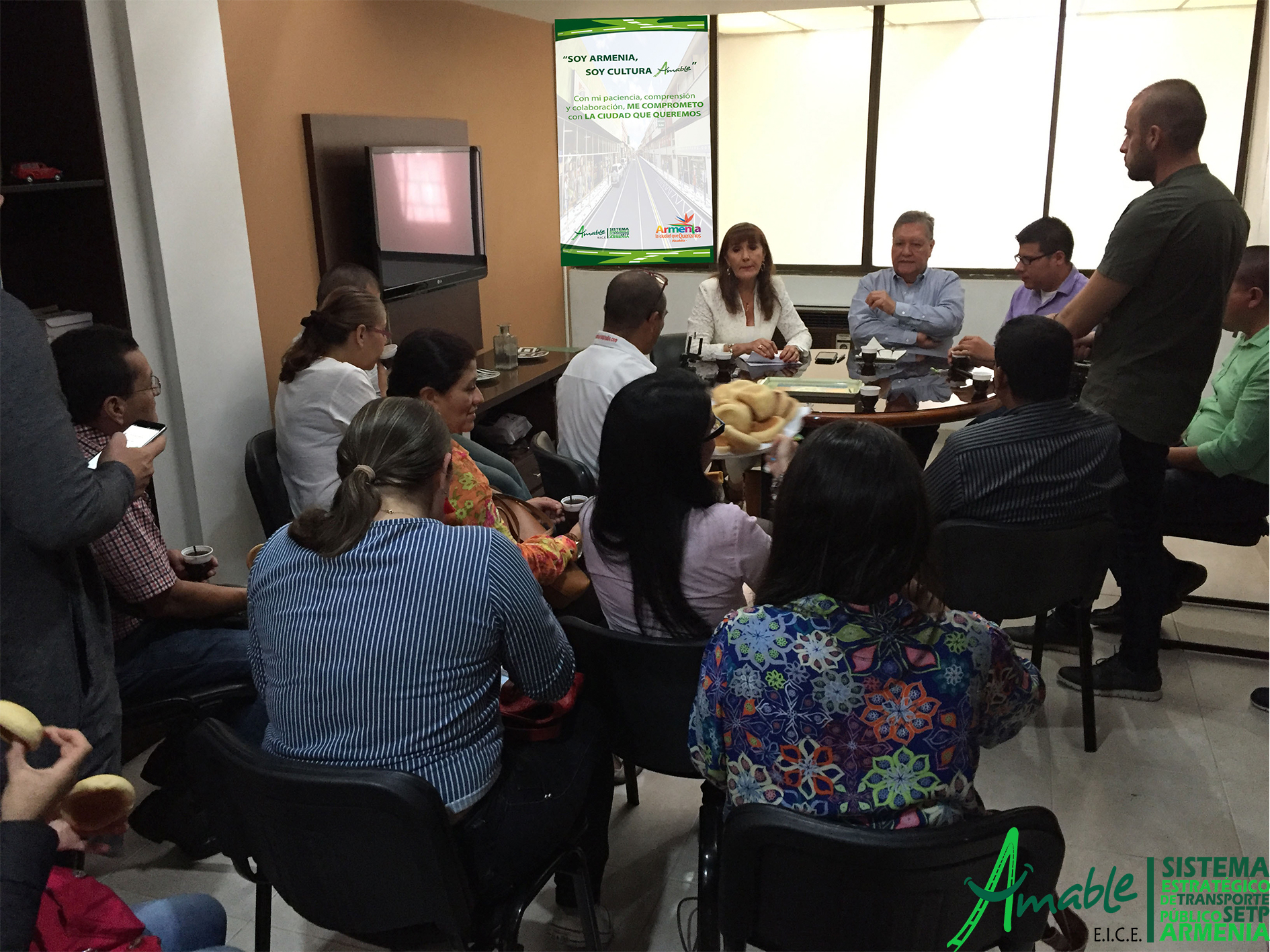 Pie de foto 1 Para la administración municipal y AMABLE es muy importante encontrar de manera pertinente soluciones que beneficien a toda la comunidad 