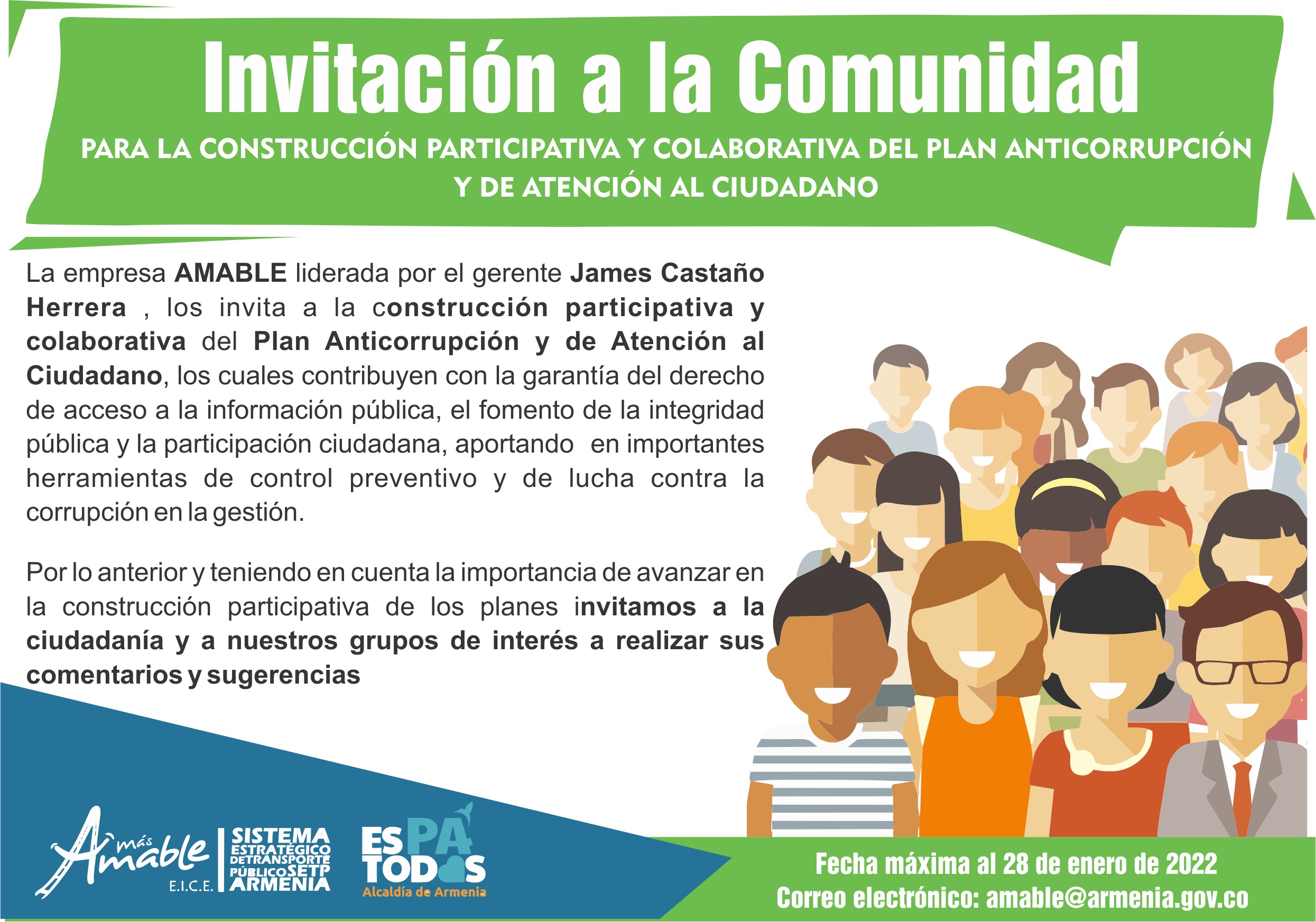 invitación a ala comunidad